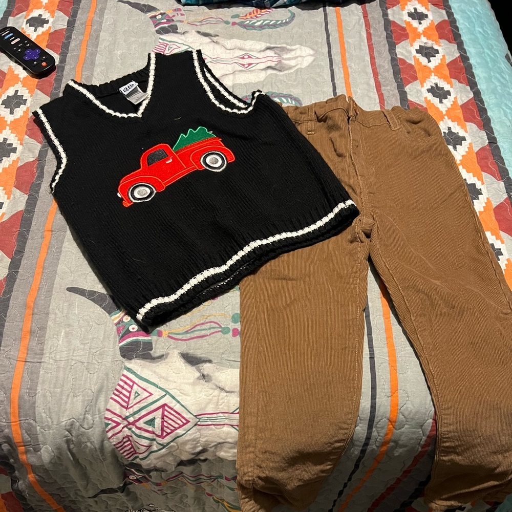 Toddler boys size 5t outfit